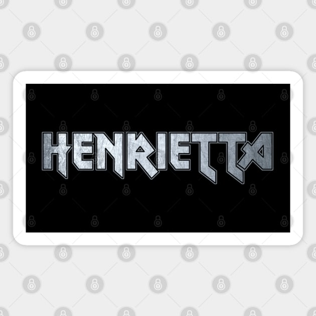 Heavy metal Henrietta Magnet by KubikoBakhar